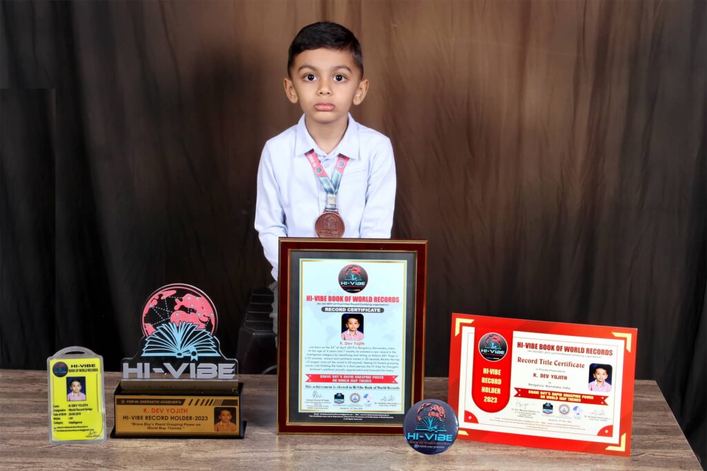 K Dev Yojith -Brave Boy’s Rapid Grasping Power on World Map themes.