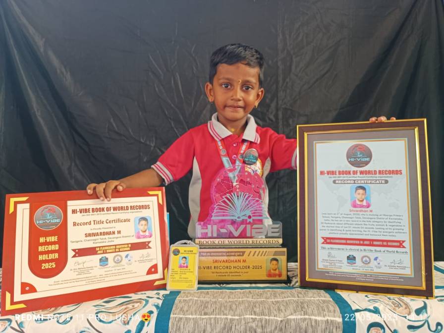 Srivardhan M – 50 flashcards identified in just 1 minute :05 seconds.